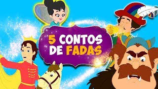 5 Contos de Fadas em Português  Contos Infantis  História infantil para dormir [upl. by Jenesia]