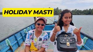 BEST FUN MASTI at Sea Beach  Our Exciting Holiday Vlog [upl. by Aidualc142]