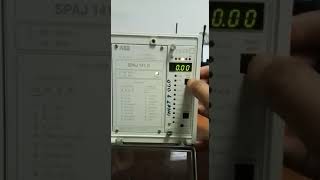 ABB SPAJ141C relay setting change  overcurrent and Earth fault [upl. by Faustus]