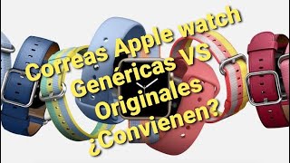 Correas Apple watch real VS genérica similitudes y diferencias [upl. by Einnaf622]