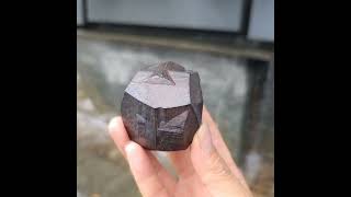 哥倫比亞 鐵十字雙晶pyrite iron cross twin crystal coated with goethite from Columbia 黃鐵礦 針鐵礦 [upl. by Slohcin432]