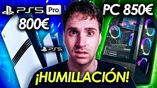 ¡vaya estafa PS5 PRO vs PC 850€  y Play 5 original [upl. by Arawaj]