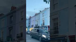 Portobello Road Market colorful houses londonlife [upl. by Sarson]