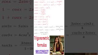 Trigonometry formulas [upl. by Oratnek]