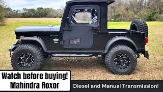 Mahindra Roxor Watch Before Buying [upl. by Bartosch]