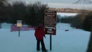 Sledding at Staring Lake Park [upl. by Meletius]