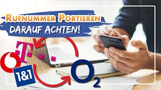 📱 Rufnummermitnahme beauftragen – Darauf solltet ihr achten [upl. by Yezdnil]