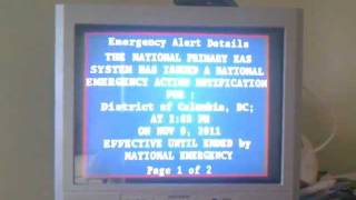 The nations first emergency alert system test [upl. by Yahsal]