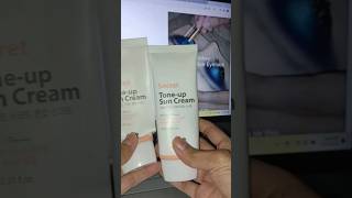 Secret Tone up Sun Cream review My Vlog [upl. by Gehlbach]