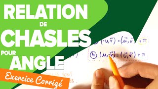 Relation de Chasles Trigonométrie  Angles Orientés  Mathrix [upl. by Hodess]