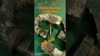 Kenter shackle disintegrated shorts seaman memories kentershackle anchorchain [upl. by Soiritos885]