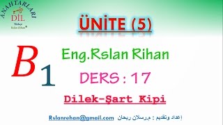 تعلم اللغة التركية الدرس 17 من المستوى الثالث B1 صيغة التمني والشرط [upl. by Fiester]