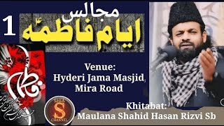 📍📡LIVE 2  MAJALISEFATEMI  Maulana Shahid Hasan Rizvi Sb  Mira Road  2024 [upl. by Ained]