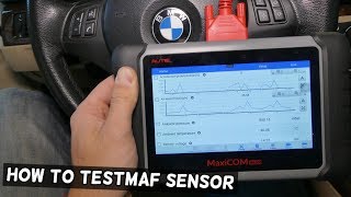 HOW TO KNOW IF MAF SENSOR IS BAD MASS AIR FLOW SENSOR TEST [upl. by Hctim838]