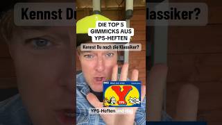 Die Top 5 Gimmicks aus YpsHeften 😊🎉 Kennst Du noch die Klassiker shorts [upl. by Notpmah]