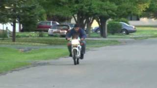 1990 Honda NS50F test ride [upl. by Ttoille]