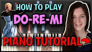 How To Play quotDoReMiquot by Rodgers and Hammerstein  Easy Piano Synthesia Piano Tutorial HD [upl. by Alliuqal]