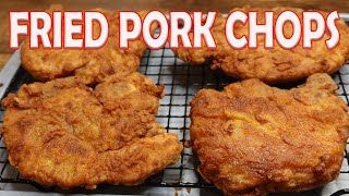 FRIED PORK CHOP RECIPE  JUICY PORK CHOPS [upl. by Llenal617]