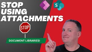 Use Document Libraries not Attachments with SharePoint [upl. by Gerdy]