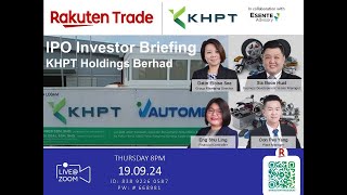 Rakuten Trade Ideas 🎯 Webinar  KHPT Holdings Berhad [upl. by Grearson296]