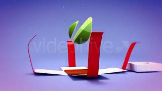 Christmas Animate Gift Box After Effects Template [upl. by Itisahc]