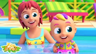 Schwimmlied Lustiges Lerngedicht  Mehr Kindergartenvideos für Kleinkinder [upl. by Ashley]