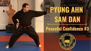 Pyung Ahn Sam Dan  Barleys Karate [upl. by Norrv]