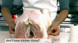 Stuffing and Trussing a Turkey [upl. by Yves]