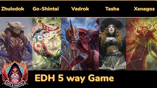 NO COMMANDER LEFT BREATHING Zhulodok VS GoShintai VS Vadrok VS Tasha VS Xenagos [upl. by Yak]