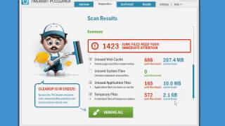 TweakBit PCCleaner video tutorial [upl. by Arratal]