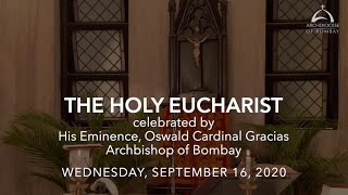 The Holy Eucharist  Wednesday September 16  Archdiocese of Bombay [upl. by Phillis]