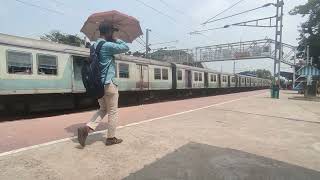 31770 Lalgola  Ranaghat EMU Passenger arrive Beldanga Railway station [upl. by Warfold]