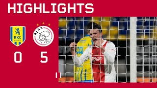 Back to winning ways 👊  Highlights RKC  Ajax  Eredivisie [upl. by Regnij894]