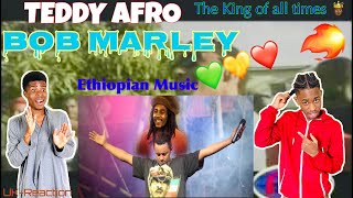 Reacting To Ethiopian Music 💚💛❤️  Teddy Afro  Bob Marley  The King off all times  REACTION [upl. by Dasya]