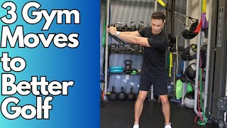 3 Gym Moves for Better Golf [upl. by Ahgiel]