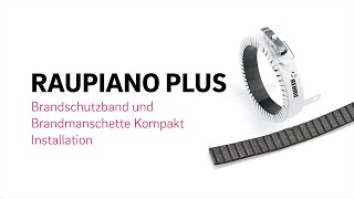 Montagevideo Brandschutzsysteme RAUPIANO PLUS [upl. by Narik]