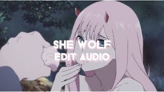 She Wolf  Audio Edit [upl. by Golightly]