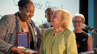 Marjorie Shorrock moves crowd with laughter as she accepts Presidents Medal at Radiance [upl. by Gio]