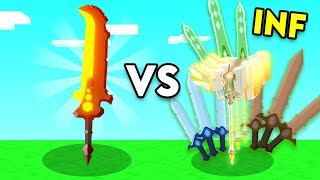 1 Rageblade vs ALL INF WEAPONS in Roblox Bedwars Full Movie [upl. by Amara]