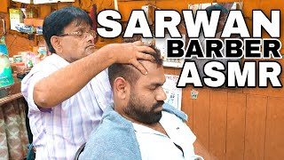 ASMR Head massage  learn and Enjoy Indian massage techniques for Relaxation  Indianbarber Sarwan [upl. by Ddal963]