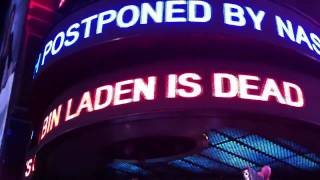 Osama Bin Laden Dead New York Times Square Celebration [upl. by Enitsed17]