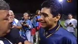 2011996 C de Oro Boca1 vs Racing0 Fabbri con Maradona [upl. by Roscoe]