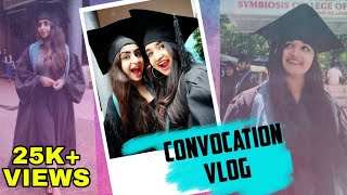 WE GRADUATED  CONVOCATION VLOG 2019  Symbiosis CollegePune [upl. by Bonne]