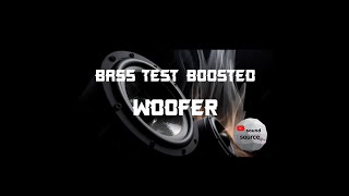 Bass Test Boosted woofer  24bit 240kbs [upl. by Aeki]