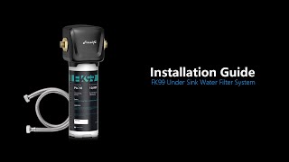 Frizzlife FK99 Under Sink Water Filter System  Installation Guide Video [upl. by Ihsoyim139]