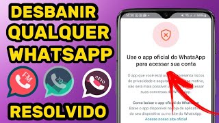 🛑😱 COMO DESBANIR QUALQUER WHATSAPP 2024 🥳🥳 [upl. by Hodgson]