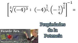 Propiedades de la Potencia Exponente Fraccionario [upl. by Salli508]