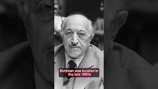 Operation Finale The Capture of Adolf Eichmann worldwar2 shortsfeed facts [upl. by Cunningham]