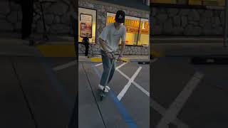 Watch ColeChandlerScoots do this insane trick scooter skatescooter trick scootertirick [upl. by Suaeddaht]