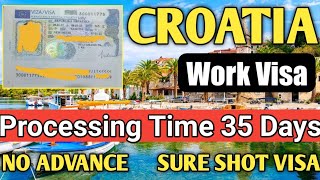 Croatia Work Permit 😳  Croatia Work Permit Visa 2022  Croatia Work Permit Update [upl. by Alat805]